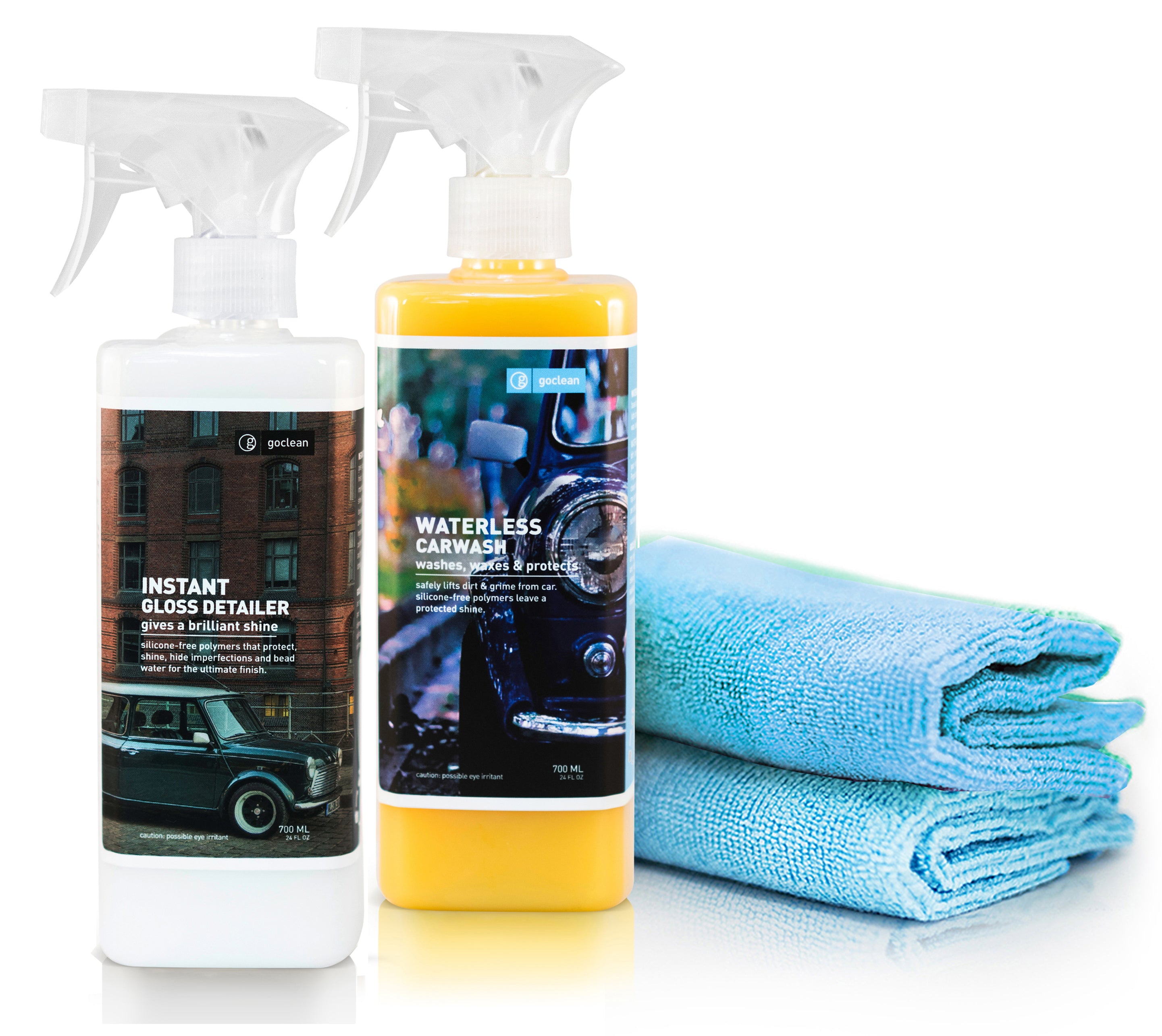 Exterior Waterless Car Wash & Gloss kit Goclean